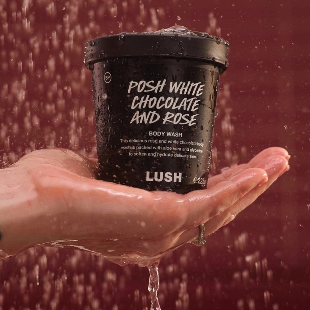 LUSH Posh White Chocolate and Rose Body Wash